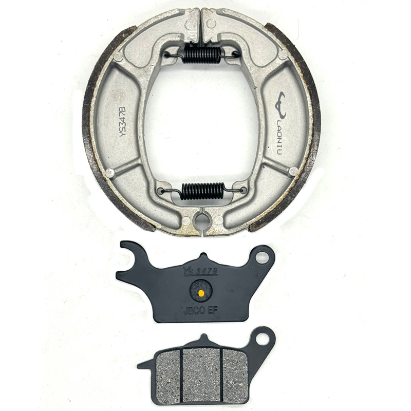 Brake Pad Set - Motorcycle Front Rear Brake Pads Shoe